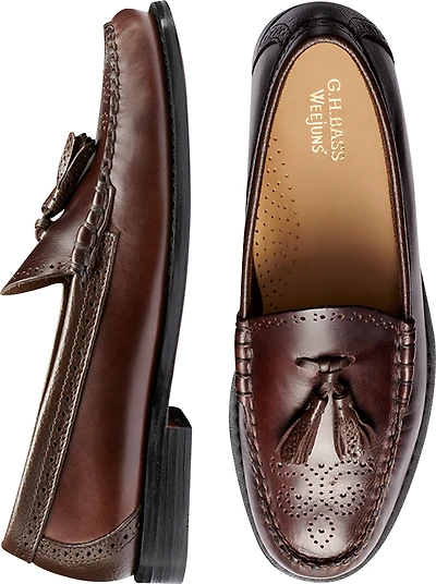 Men's G.H. Bass Larkin Tassel Brogue Weejun Loafers at Jos. A. Bank, Brown