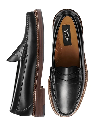 Men's G.H. Bass 1876 Larson Weejun Loafers at Jos. A. Bank, Black,