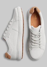 Clarks Men's Mapstone Sneakers at Jos. A. Bank, Cream/White,