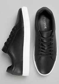 Men's Jos. A. Bank Classic Leather Sneakers at Jos. A. Bank, Black