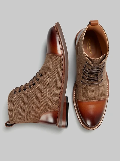 Moretti Men's Alexander Lace-Up Boots at Jos. A. Bank, Tan