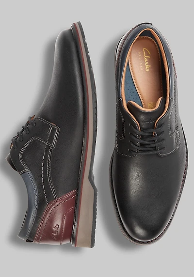Clarks Men's Monahan Plain Toe Oxfords at Jos. A. Bank, Black