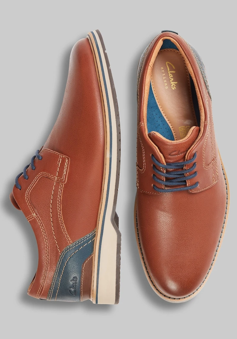 Clarks Men's Monahan Plain Toe Oxfords at Jos. A. Bank, Tan