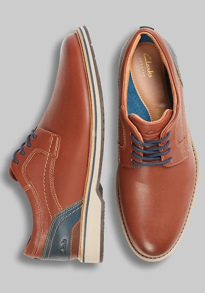 Clarks Men's Monahan Plain Toe Oxfords at Jos. A. Bank, Tan