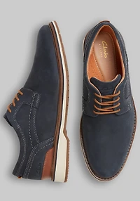 Clarks Men's Monahan Plain Toe Oxfords at Jos. A. Bank, Blue/Navy