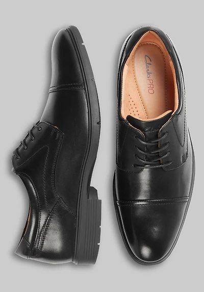 Clarks Men's Eldredge Cap Toe Oxfords at Jos. A. Bank, Black