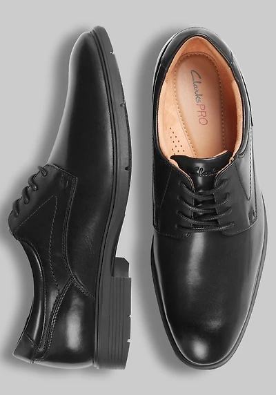 Clarks Men's Eldredge Plain Toe Oxfords at Jos. A. Bank, Black