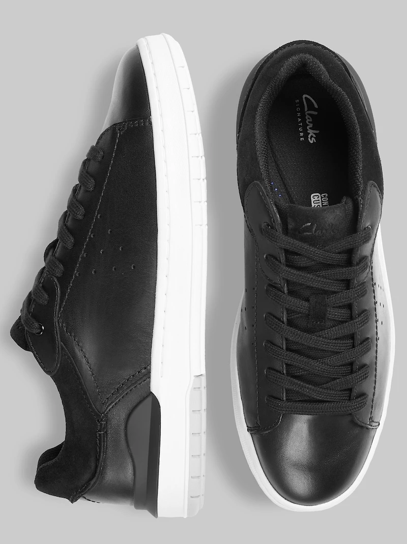 Clarks Men's Courtlite 2 Run Sneakers at Jos. A. Bank, Black