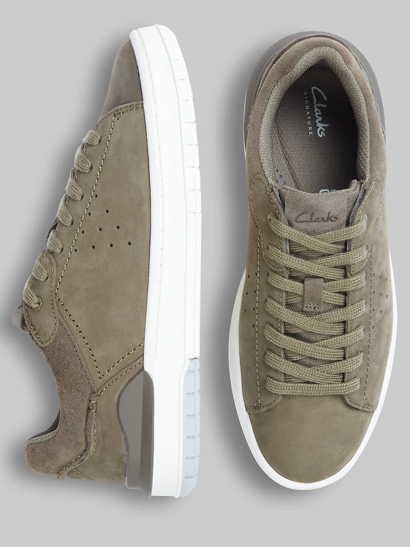 Clarks Men's Courtlite 2 Run Sneakers at Jos. A. Bank, Green/Olive