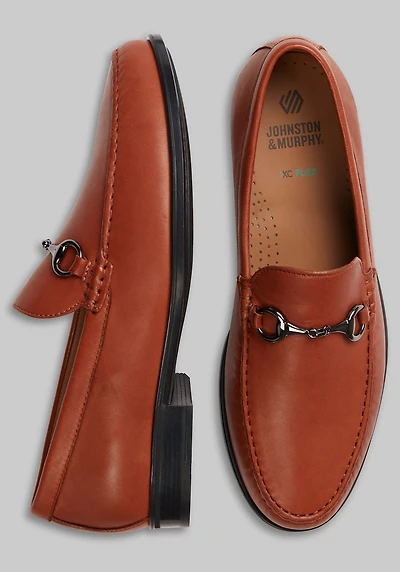 Johnston & Murphy Men's XC Flex Harrison Bit Loafers at Jos. A. Bank, Brown/Cognac