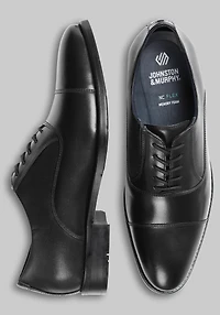 Johnston & Murphy Men's XC Flex Landry Embossed Cap Toe Shoes at Jos. A. Bank, Black