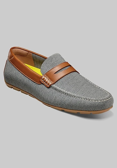 Florsheim Men's Motor Knit Moc Toe Penny Loafers at Jos. A. Bank, Grey