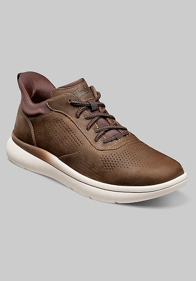 Florsheim Men's Fleet Perforated Toe Elastic Lace Sneakers at Jos. A. Bank, Brown