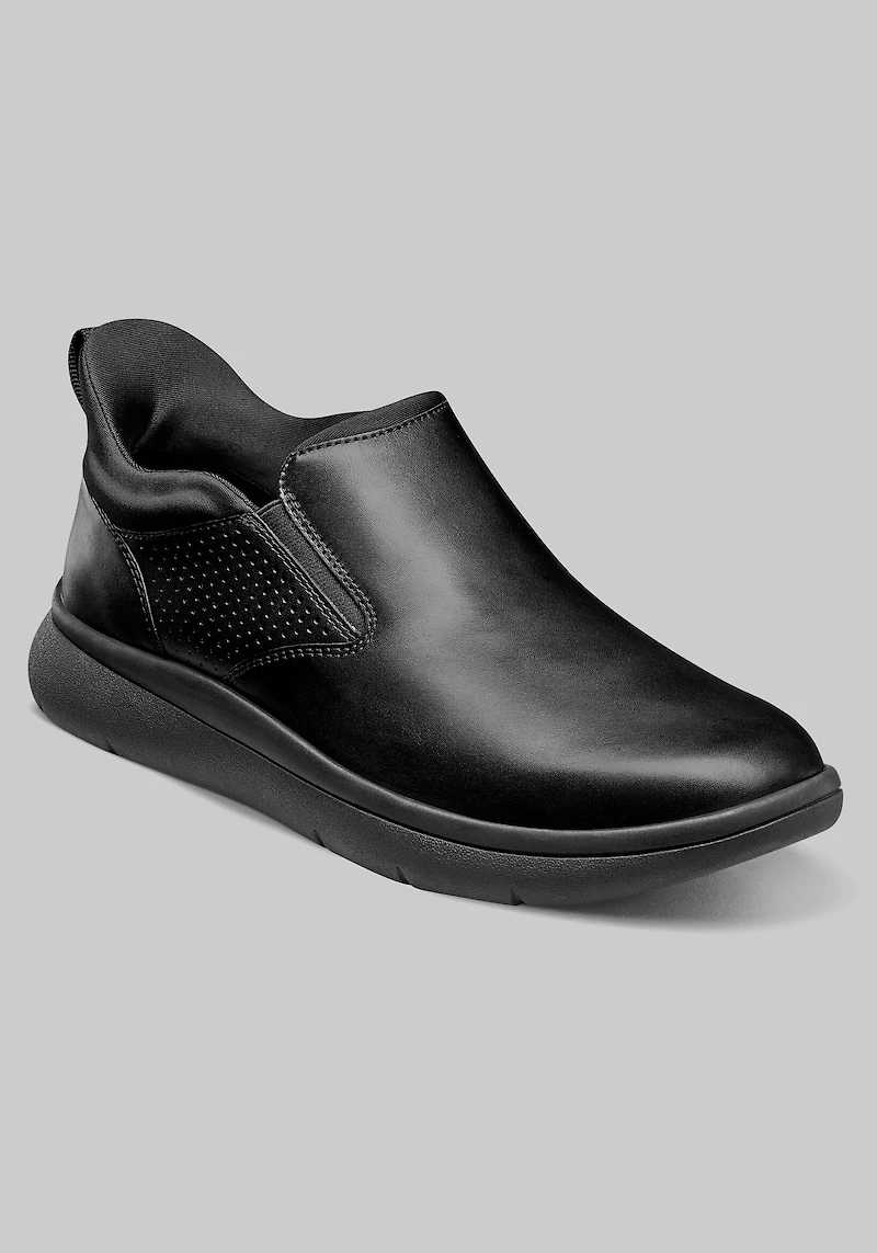 Florsheim Men's Fleet Plain Toe Slip-On Shoes at Jos. A. Bank, Black