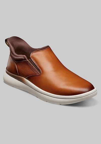 Florsheim Men's Fleet Plain Toe Slip-On Shoes at Jos. A. Bank, Brown/Cognac
