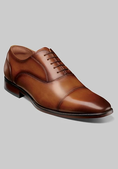 Florsheim Men's Sorrento Lux Cap Toe Balmoral Oxfords at Jos. A. Bank, Brown/Cognac