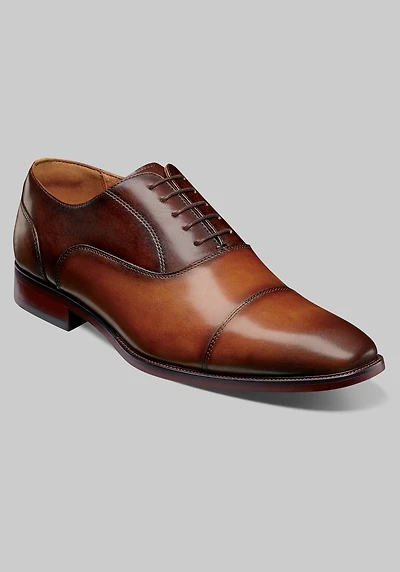 Florsheim Men's Sorrento Lux Cap Toe Balmoral Oxfords at Jos. A. Bank, Brown/Cognac Multi