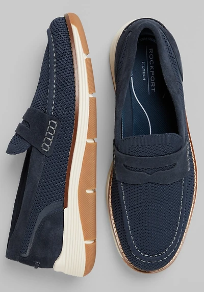 Rockport Men's Lance Casual Slip-On Shoes at Jos. A. Bank, Blue/Navy
