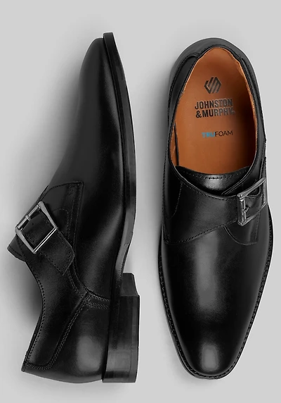 Johnston & Murphy Men's Richland Monk Strap Shoes at Jos. A. Bank, Black