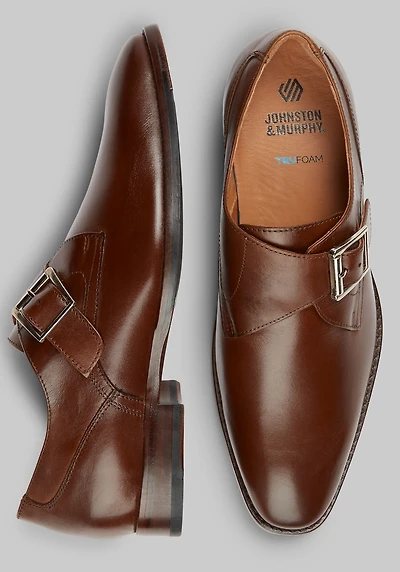 Johnston & Murphy Men's Richland Monk Strap Shoes at Jos. A. Bank, Brown/Mahogany