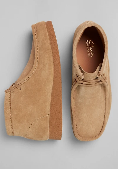Clarks Men's Wallabee Evo Boots at Jos. A. Bank, Dark Sand/Tan