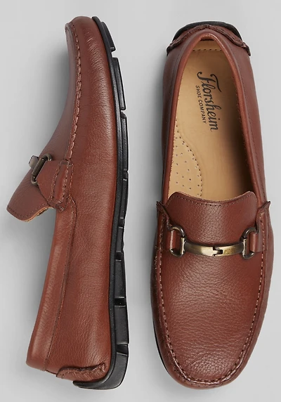 Florsheim Men's Lago Moc Toe Bit Drivers at Jos. A. Bank, Brown/Cognac
