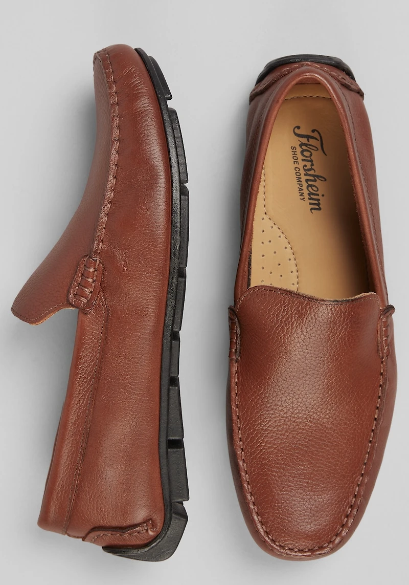 Florsheim Men's Lago Moc Toe Venetian Loafers at Jos. A. Bank, Brown/Cognac