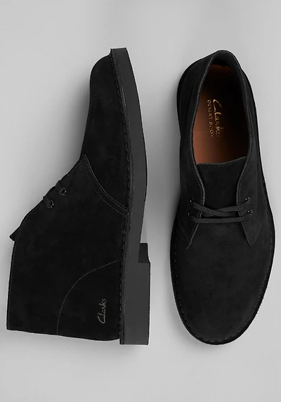 Clarks Men's Desert EVO Boots at Jos. A. Bank, Black