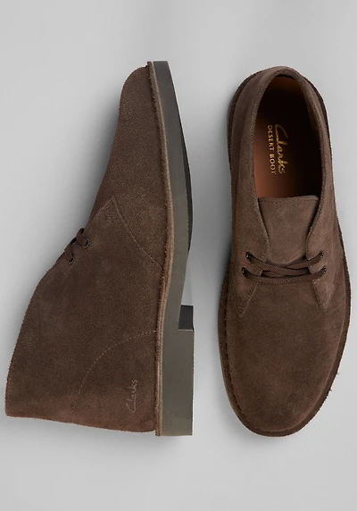 Clarks Men's Desert EVO Boots at Jos. A. Bank, Brown/Dk Brn Suede