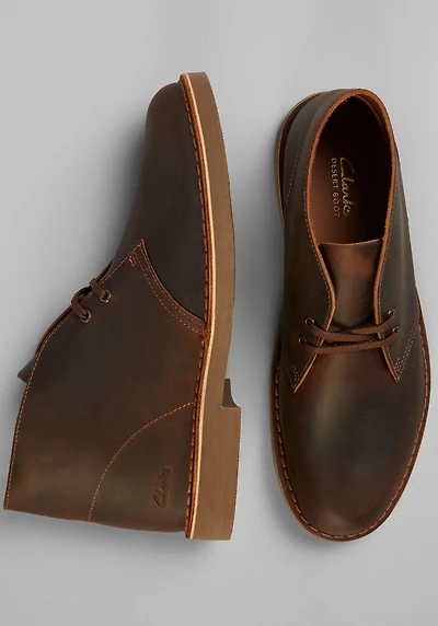 Clarks Men's Desert EVO Boots at Jos. A. Bank, Beeswax/Brown,