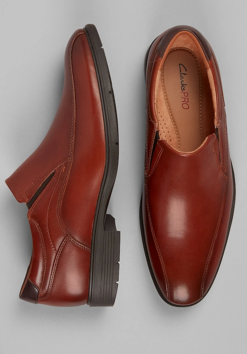 Clarks Men's Eldredge Step Slip-On Shoes at Jos. A. Bank, Dark Tan