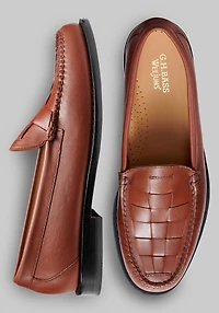 Men's G.H. Bass Larson Venetian Weave Weejun Loafers at Jos. A. Bank, Dark Tan