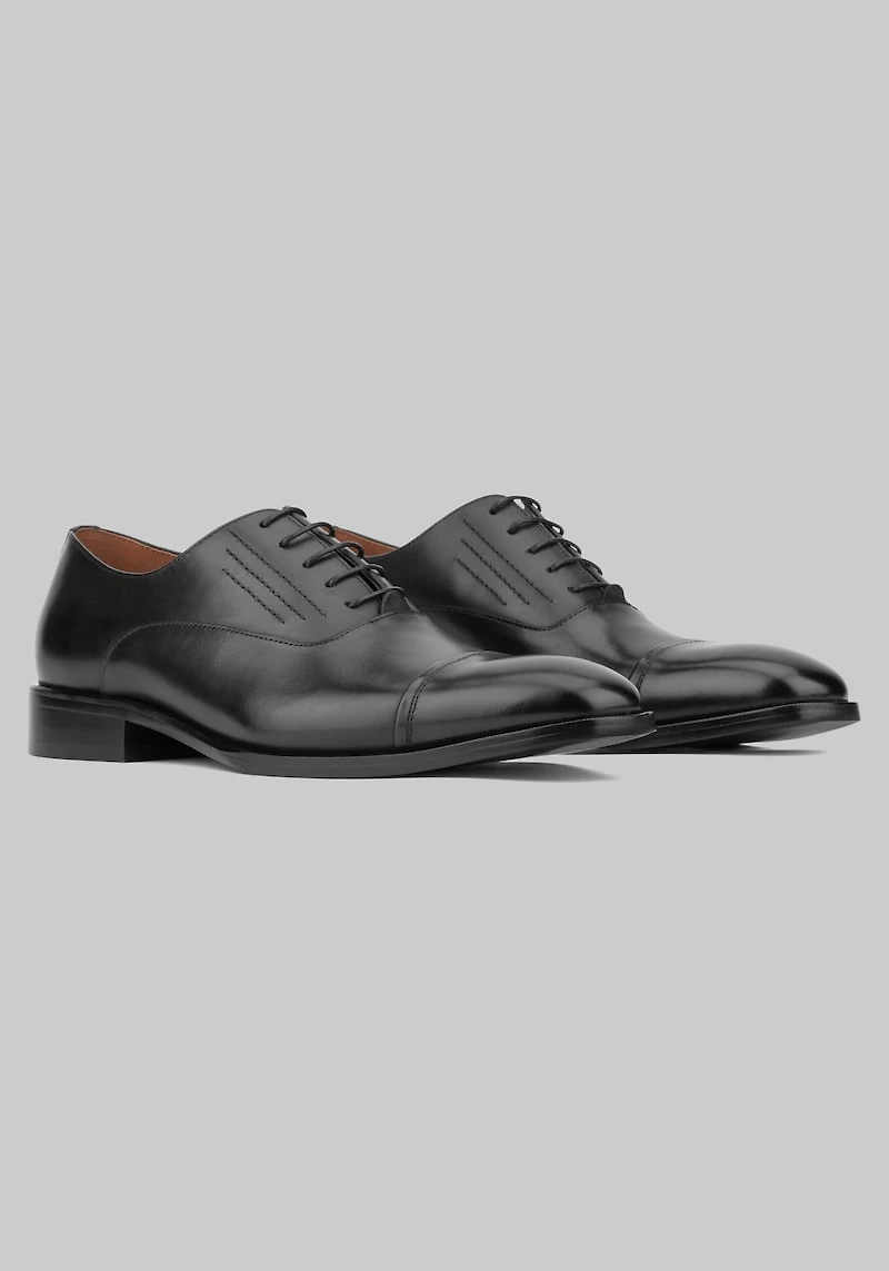 Vintage Foundry Men's Pence Cap Toe Oxfords at Jos. A. Bank, Black