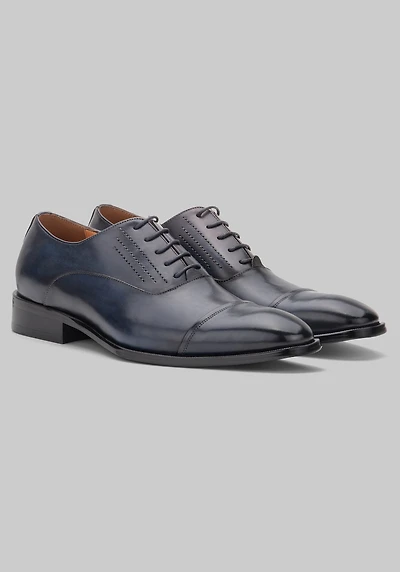 Vintage Foundry Men's Pence Cap Toe Oxfords at Jos. A. Bank, Blue/Navy