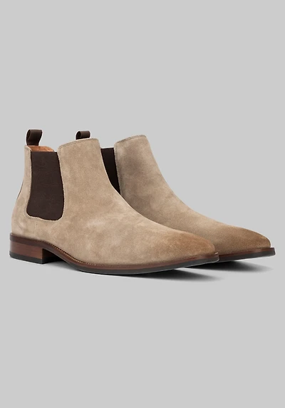 Vintage Foundry Men's Evans Chelsea Boots at Jos. A. Bank, Taupe, 