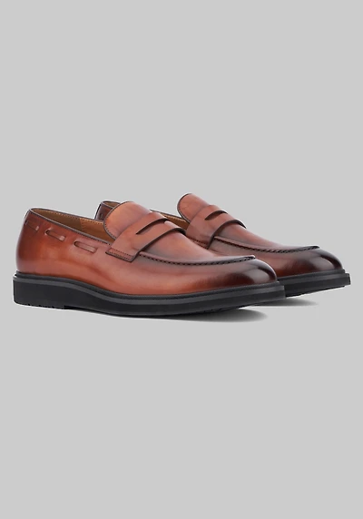 Vintage Foundry Men's Dwight Dress Penny Loafers at Jos. A. Bank, Dark Tan