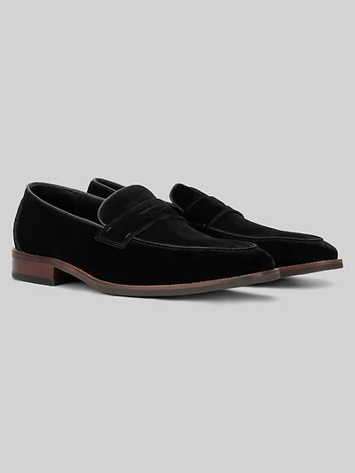 Vintage Foundry Men's Davis Moc Toe Penny Loafers at Jos. A. Bank, Black