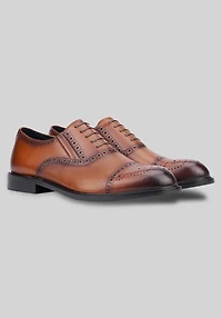 Vintage Foundry Men's Cosmio Oxfords at Jos. A. Bank, Brown/Cognac