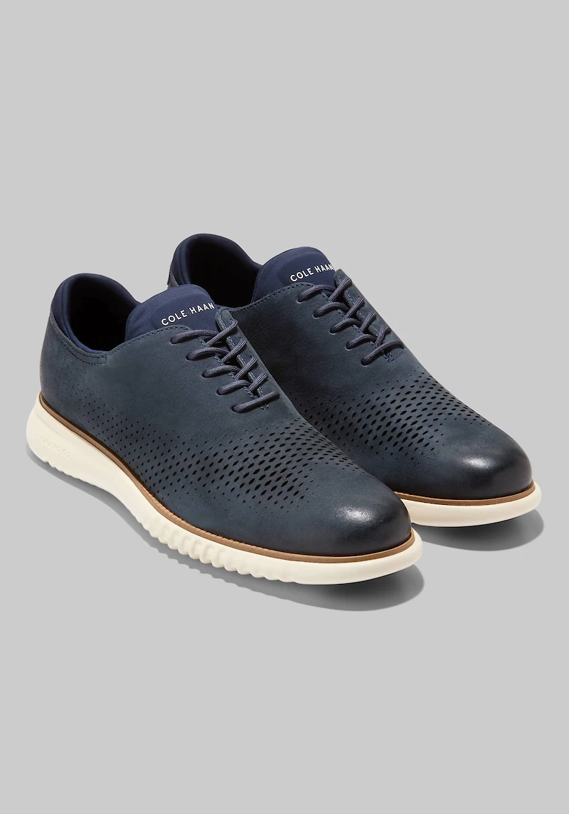 Cole Haan Men's 2.ZEROGRAND Laser Wingtip Oxfords at Jos. A. Bank, Blue/Navy Blazer,