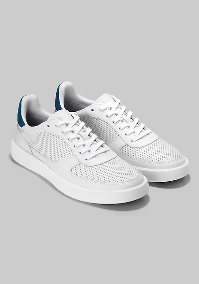 Cole Haan Men's Grand Crosscourt Daily Court Sneakers at Jos. A. Bank, Cream/Optic White/White