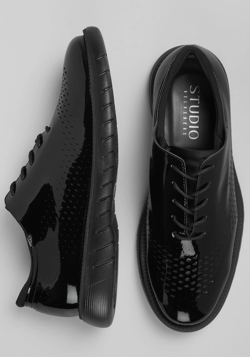 Belvedere Men's Maxim Polished Formal Sneakers at Jos. A. Bank, Black