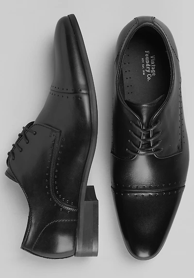 Vintage Foundry Men's Ferdinand Dress Oxfords at Jos. A. Bank, Black
