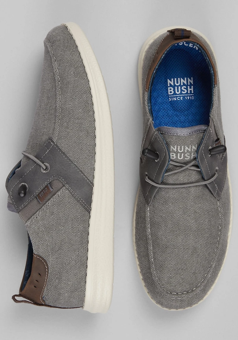 Nunn Bush Men's Brewski Moc Toe Slip-On Shoes at Jos. A. Bank, Grey