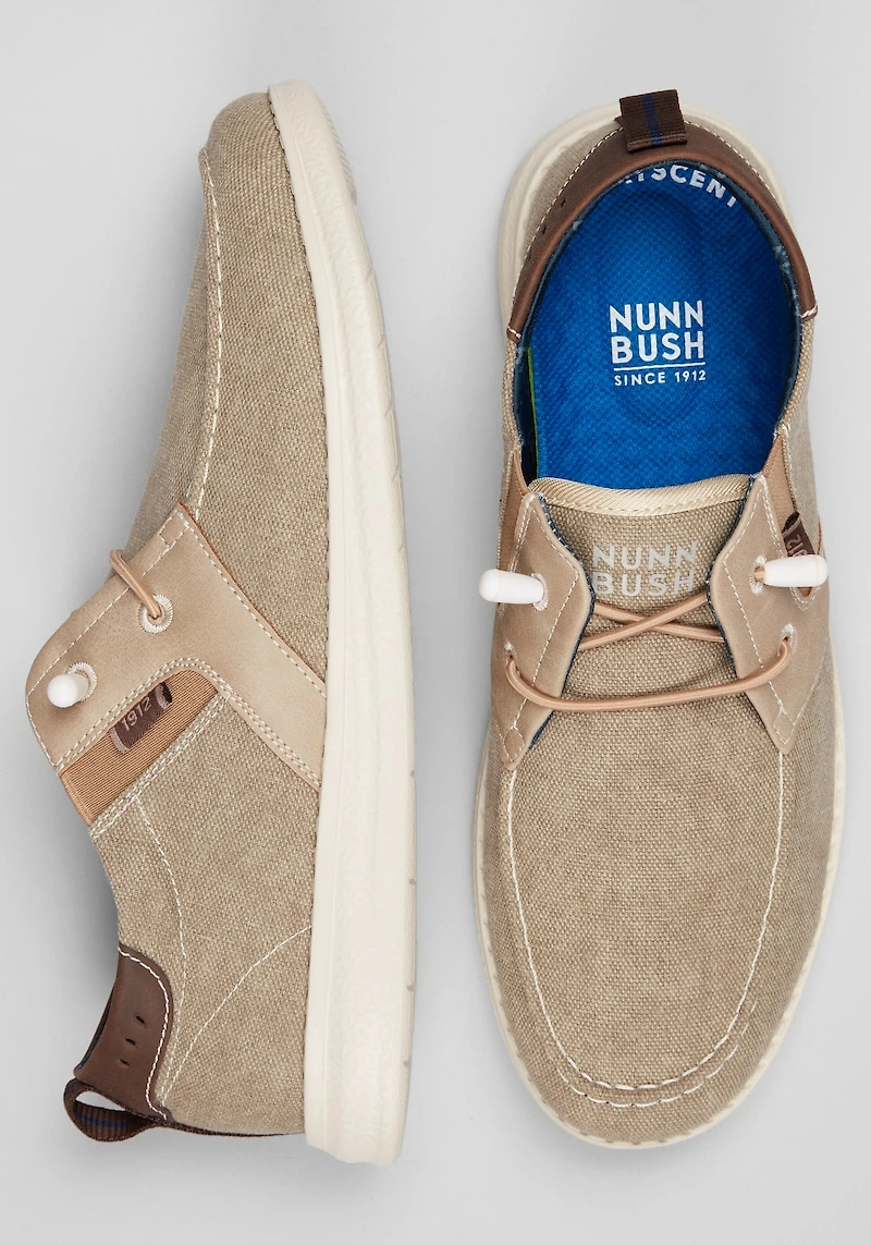 Nunn Bush Men's Brewski Moc Toe Slip-On Shoes at Jos. A. Bank, Stone/Tan