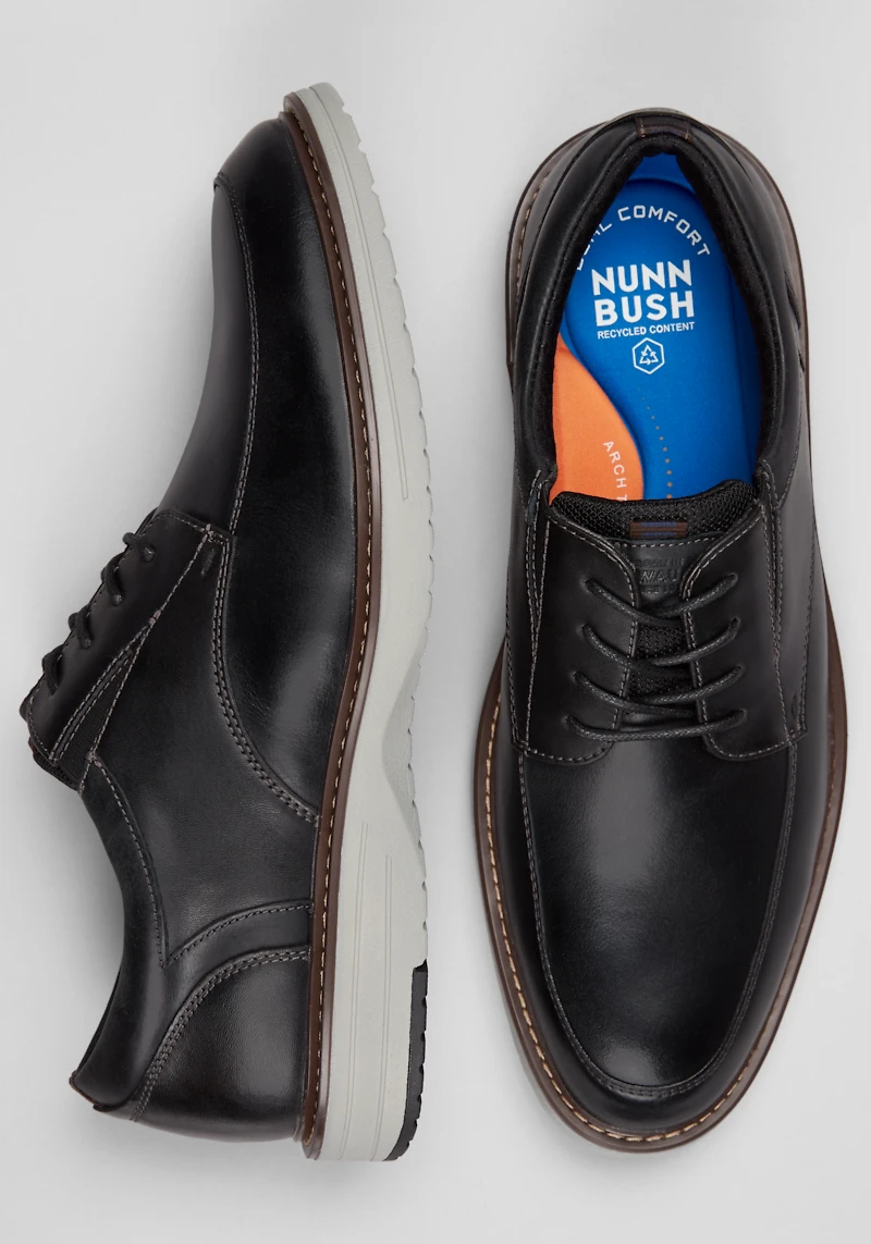 Nunn Bush Men's Griff Moc Toe Oxfords at Jos. A. Bank, Black Multi