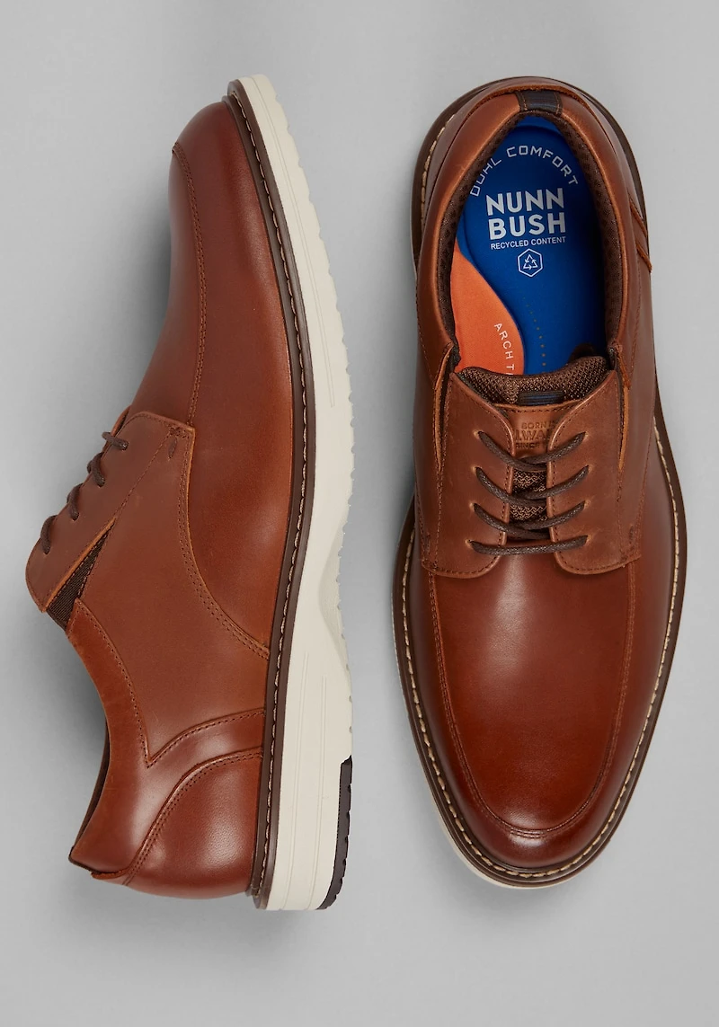 Nunn Bush Men's Griff Moc Toe Oxfords at Jos. A. Bank, Brown/Cognac Multi