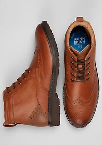 Nunn Bush Men's Odell II Wingtip Boots at Jos. A. Bank, Tan Cz Horse