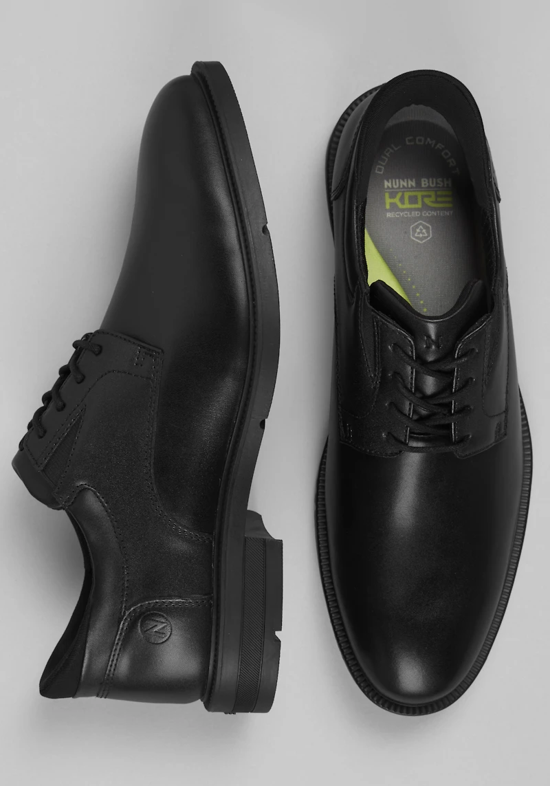 Nunn Bush Men's Kore EZ Icon Plain Toe Oxfords at Jos. A. Bank, Black