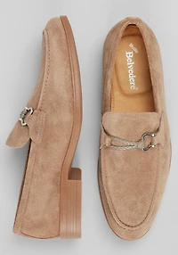 Belvedere Men's Ravello Suede Moc Bit Loafers at Jos. A. Bank, Tan/Truffle