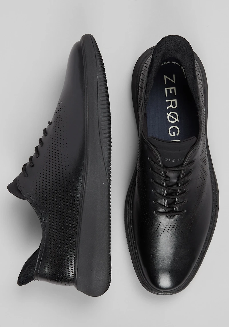 Cole Haan Men's Grand Phaze Laser Quick-On Oxfords at Jos. A. Bank, Black